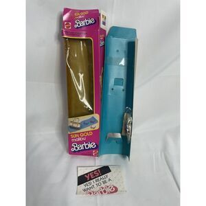 Vintage‎ Barbie Sun Gold Malibu Box Only With Sunglasses Insert No. 1067 1983